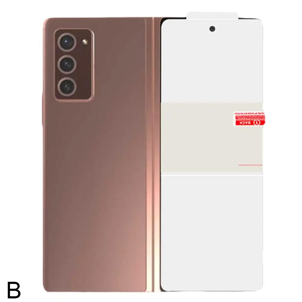For Samsung W25 Folding Phone Screen Film Positioning Protecto Film Inner/outer Hydrogel Sticker Folding Screen Anti-fall H A4M3