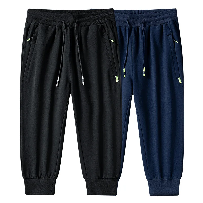 2025 Men's Ice Silk 7-Inch Shorts, Summer Stretch Breathable Athletic Pants, Loose Fit Casual Streetwear for Men