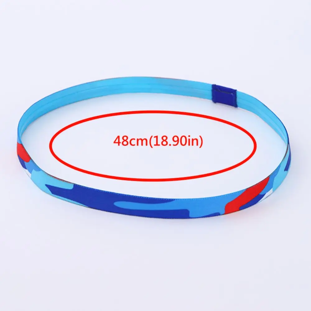 

Hair Band Print Headwear Yoga Accessories Fitness Headband Silicone Sweat Guide Hair Band Yoga Hair Band Sport Headband