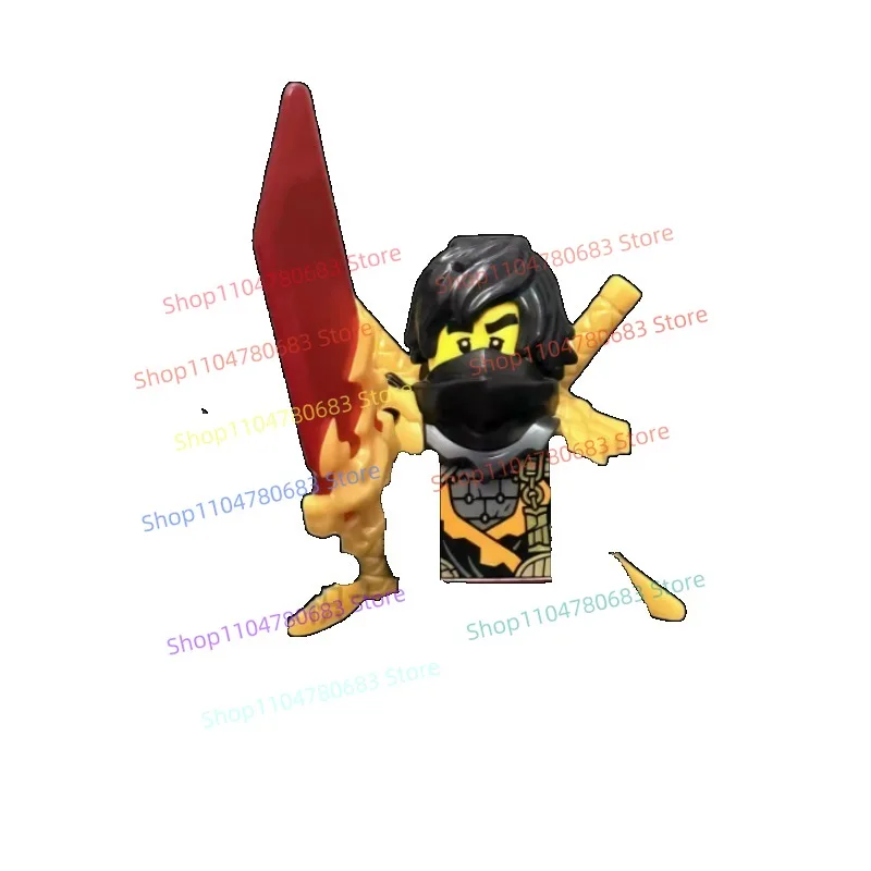 Figurka akcji Moc19 Season Darkened Ninja, model do składania, ozdoba, akcesoria anime, zabawka, prezent, dekoracja, przedmiot kolekcjonerski