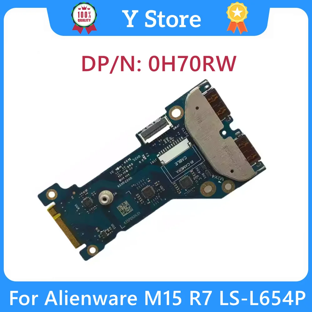 

Y Store НОВЫЙ оригинальный для Dell Alienware M15 R7 USB-интерфейсная плата LS-L654P 0H70RW H70RW 100% протестированная быстрая доставка