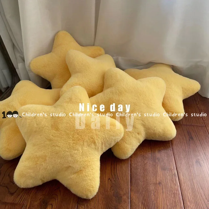 Star Stuffed Toy Simple Pillow Nordic Super Soft Animal Pillow Cushion Simple Decoration Gift