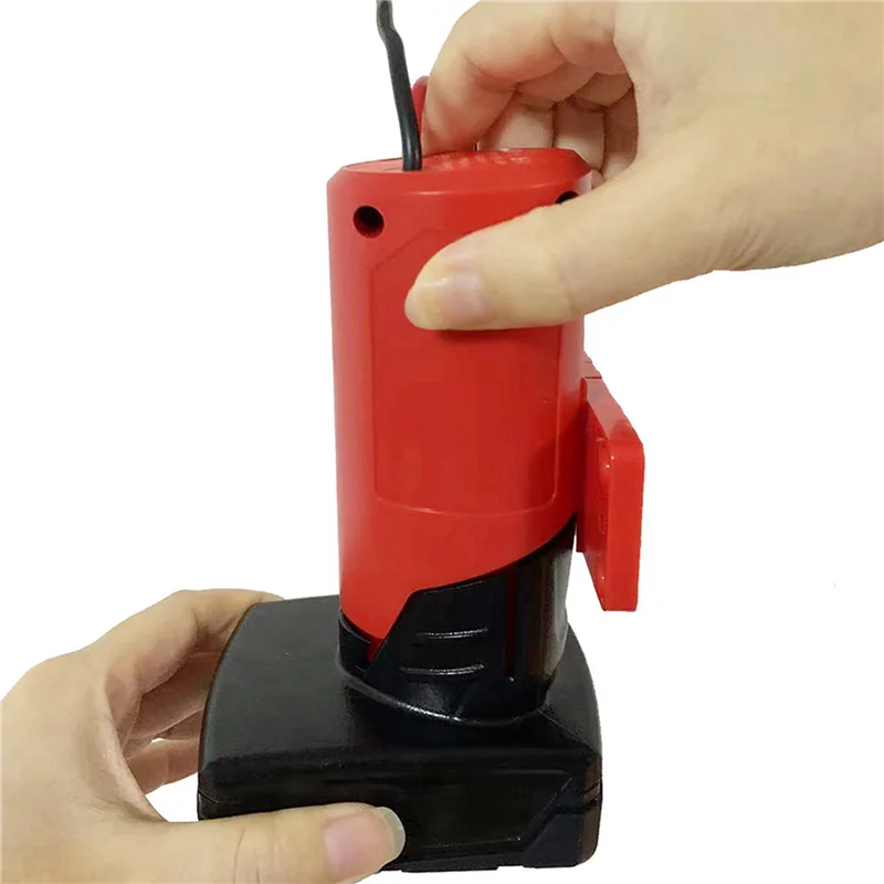 

A64K 2X USB DIY Adapter Power Connector Charger Device Charging Adapter For Milwaukee 10.8V 12V M12 Li- Battery