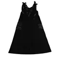 Black maxi dress