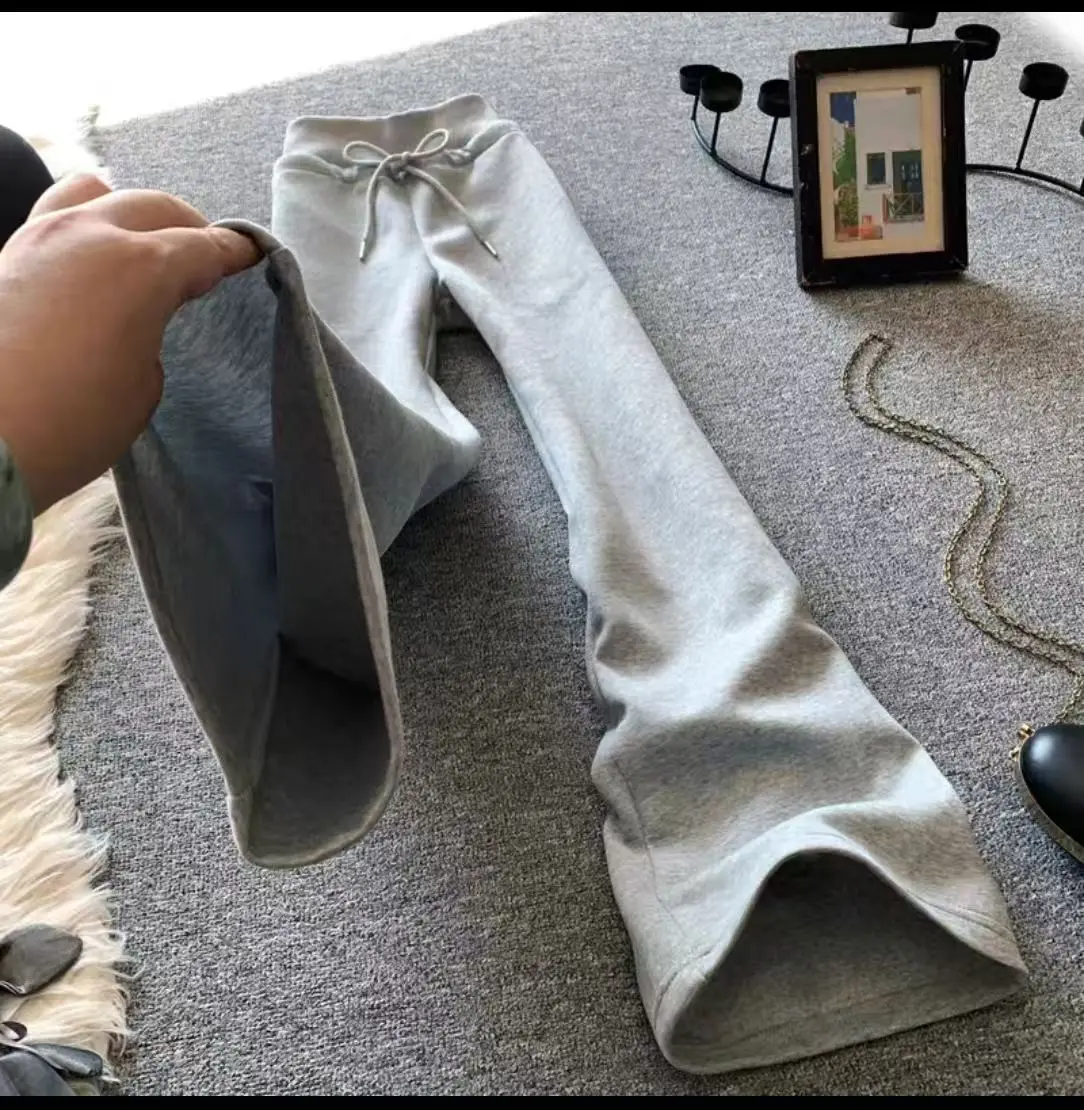 2025 الخريف الشتاء المراهقين القماش الأطفال مجموعة ضئيلة البلوز مقنعين سترة واسعة الساق بدل رجالي رياضية 4 8 10 12 14 سنة #6