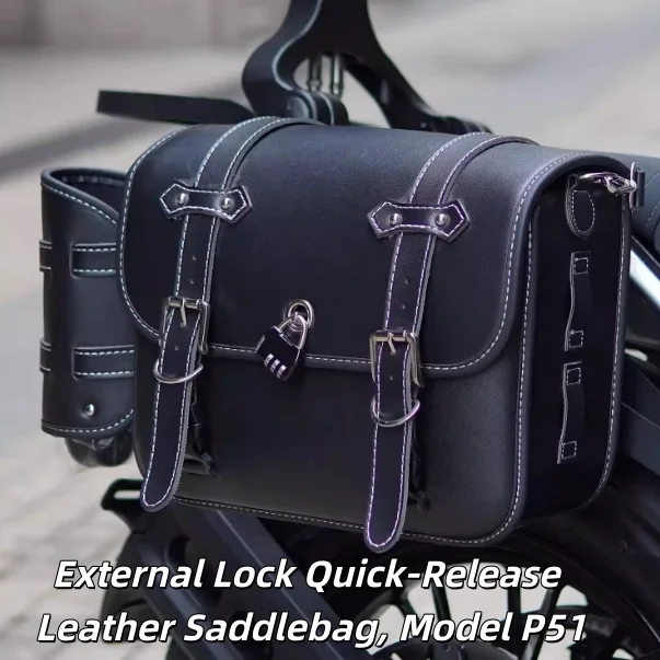 For Benda Chinchilla 350 ACE/NEO Outer Lock Quick Release Leather Side Bag 2025 Foldable Backrest Luggage Rack Mod Accessories