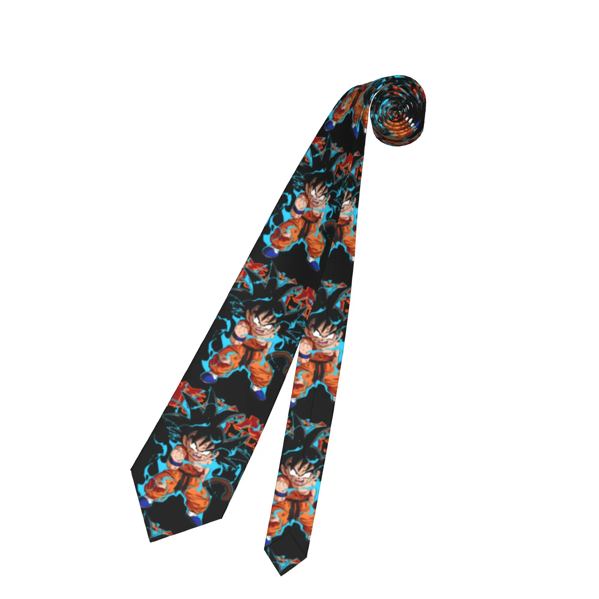 Dragons Balls Tie Son Goku Wedding Party Neck Ties Cute Funny Neck Tie For Male Custom DIY Collar Tie Necktie Gift Idea