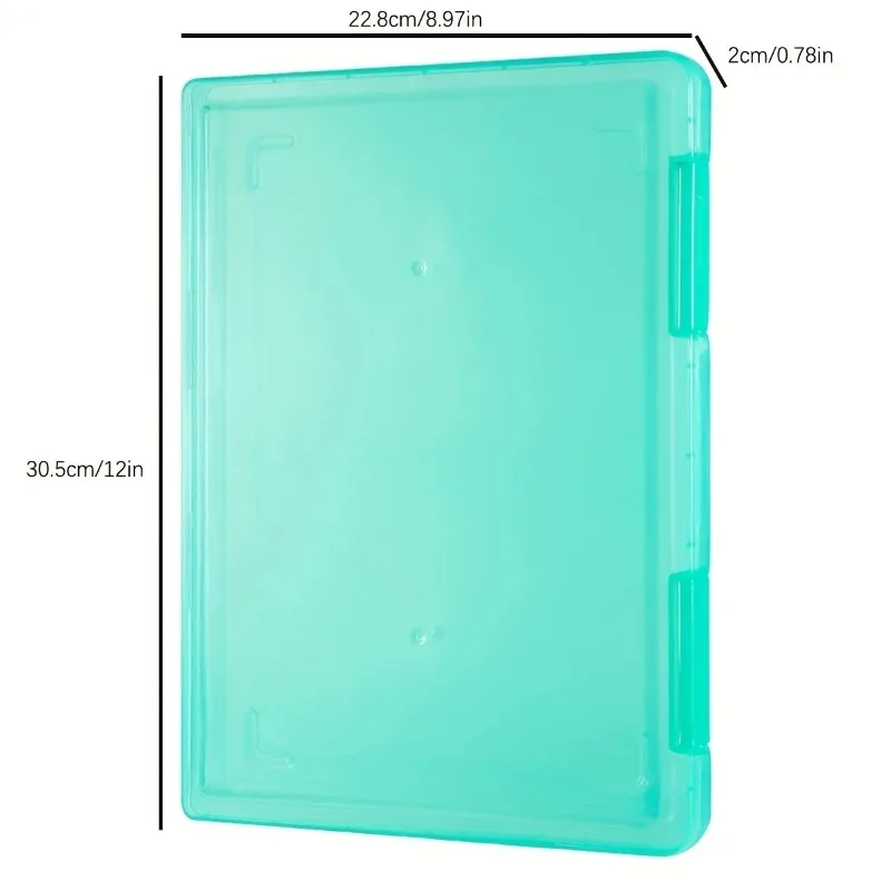 Picture 7: Multi-layer Portable Transparent Document Box Waterproof Contract Storage Box