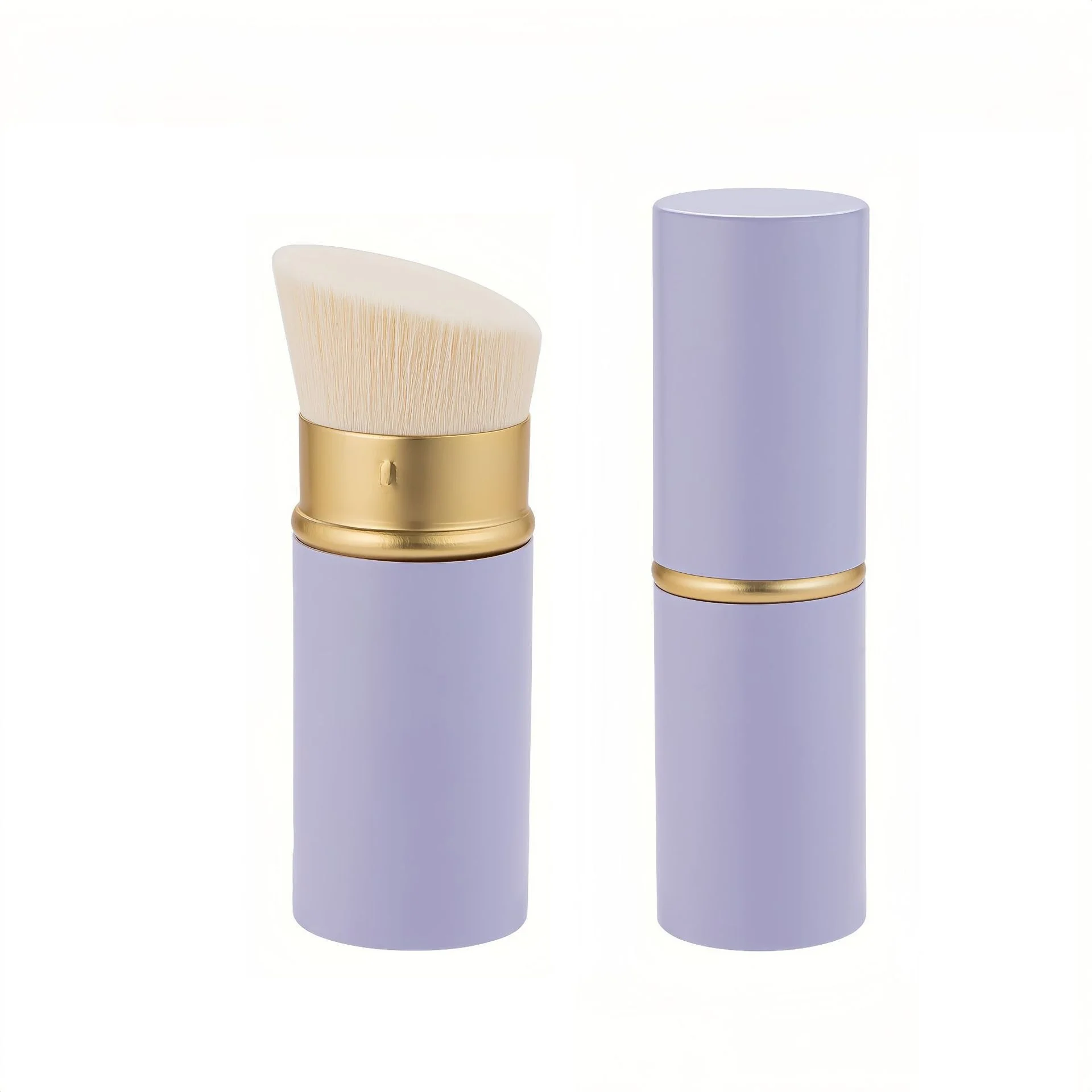 수납형 텔레스코픽 메이크업 브러시 세트 휴대용 파운데이션 파우더 다기능 여행용 브러시 여성용 선물 화장대 크리스마스