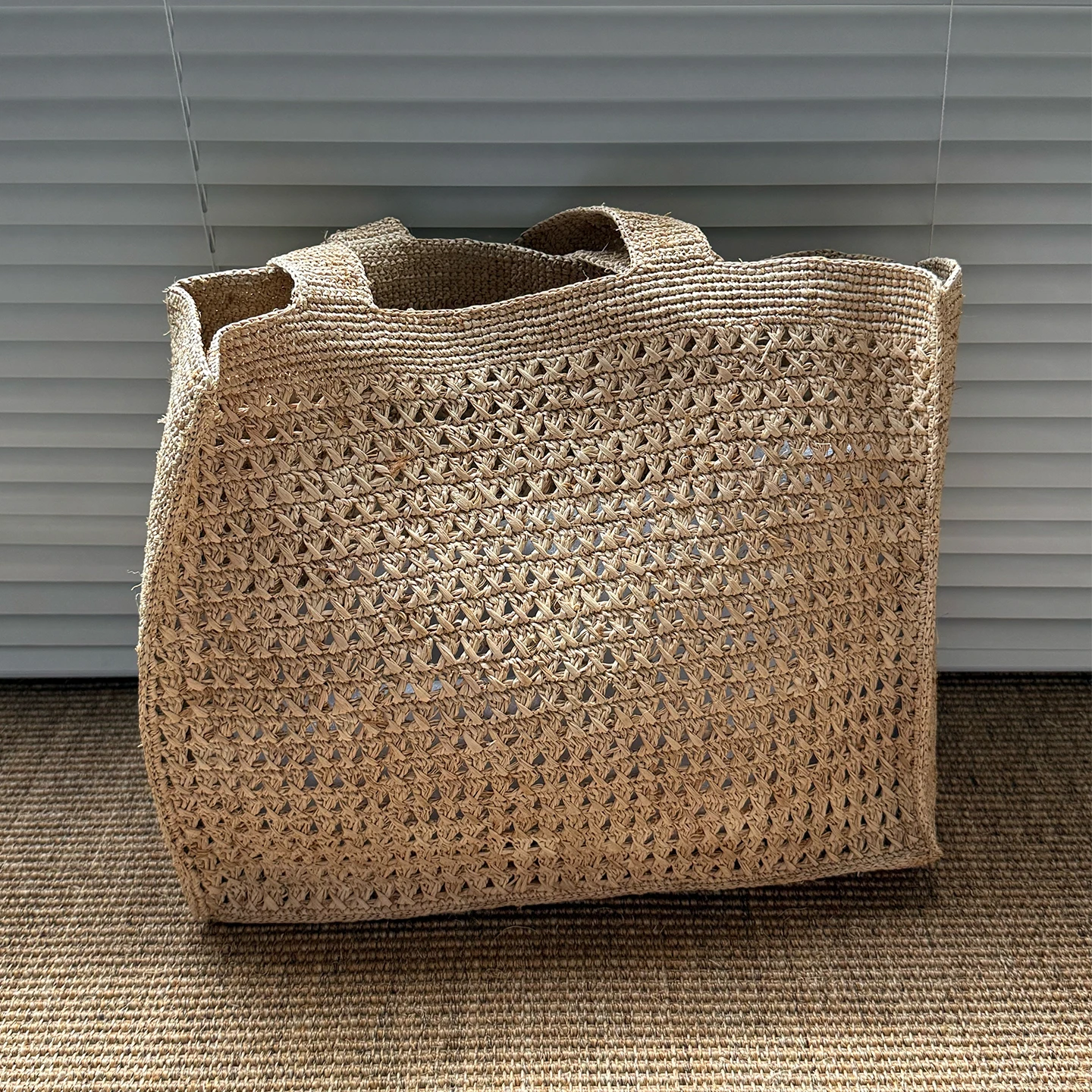 

Handmade Woven Straw Beach Bag Large Capacity Shoulder Bag Women Raffia Travel Shopper Totes Summer Vacation Casual Handbags