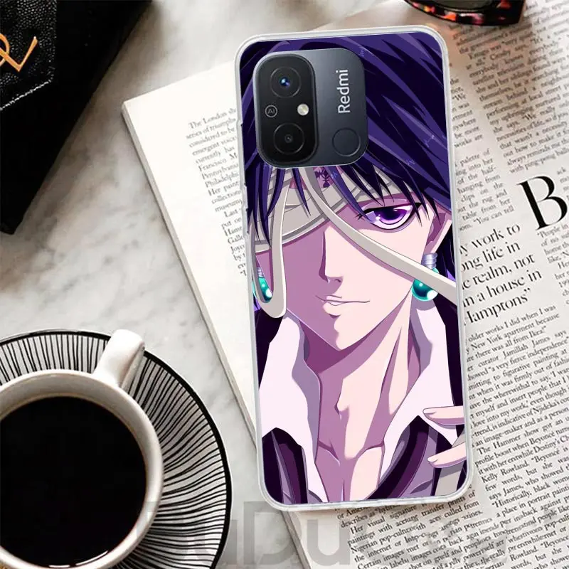 Huner X-Hunters Chrollo Shizuku Cover For Xiaomi Redmi 12 12C 10 10C 9 9C 9T 9A Phone Case 10A 8A 8 7A 7 6A 6 Pro K70 K60 K20 K4