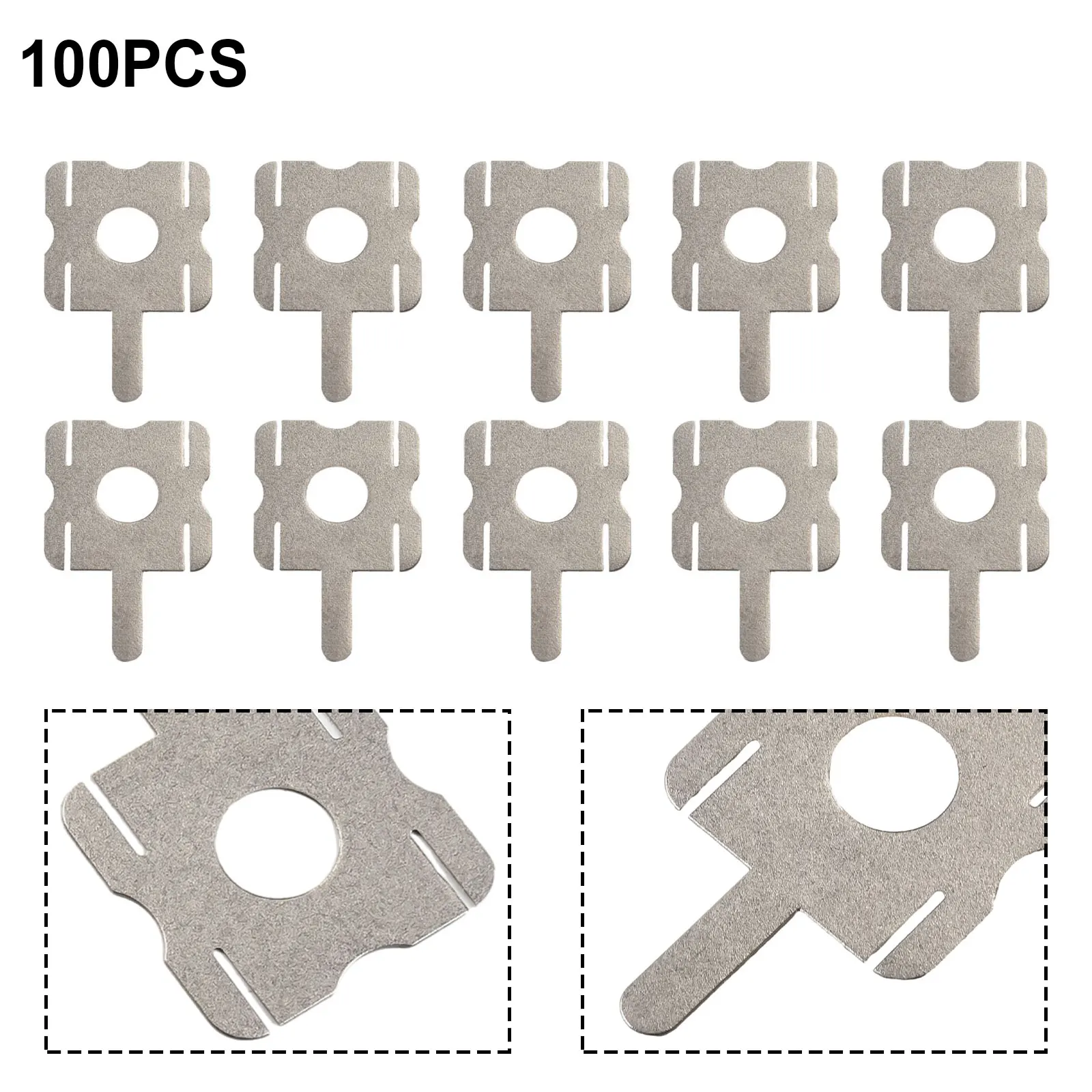 100Pcs 4S  Lithium Battery Pack Replace Spot Weldable U-Shaped Welding Nickel Plated Soldering Tools For Ductility And Weldabili