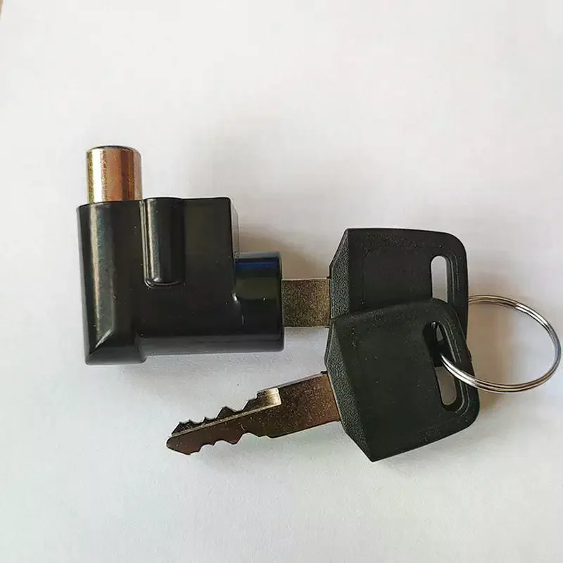 Electric Bicycle E-bike Electric Vehicle Battery Box Lock Front Lock Big Head Lock Electric Vehicle Anti-theft Lock Battery Lock