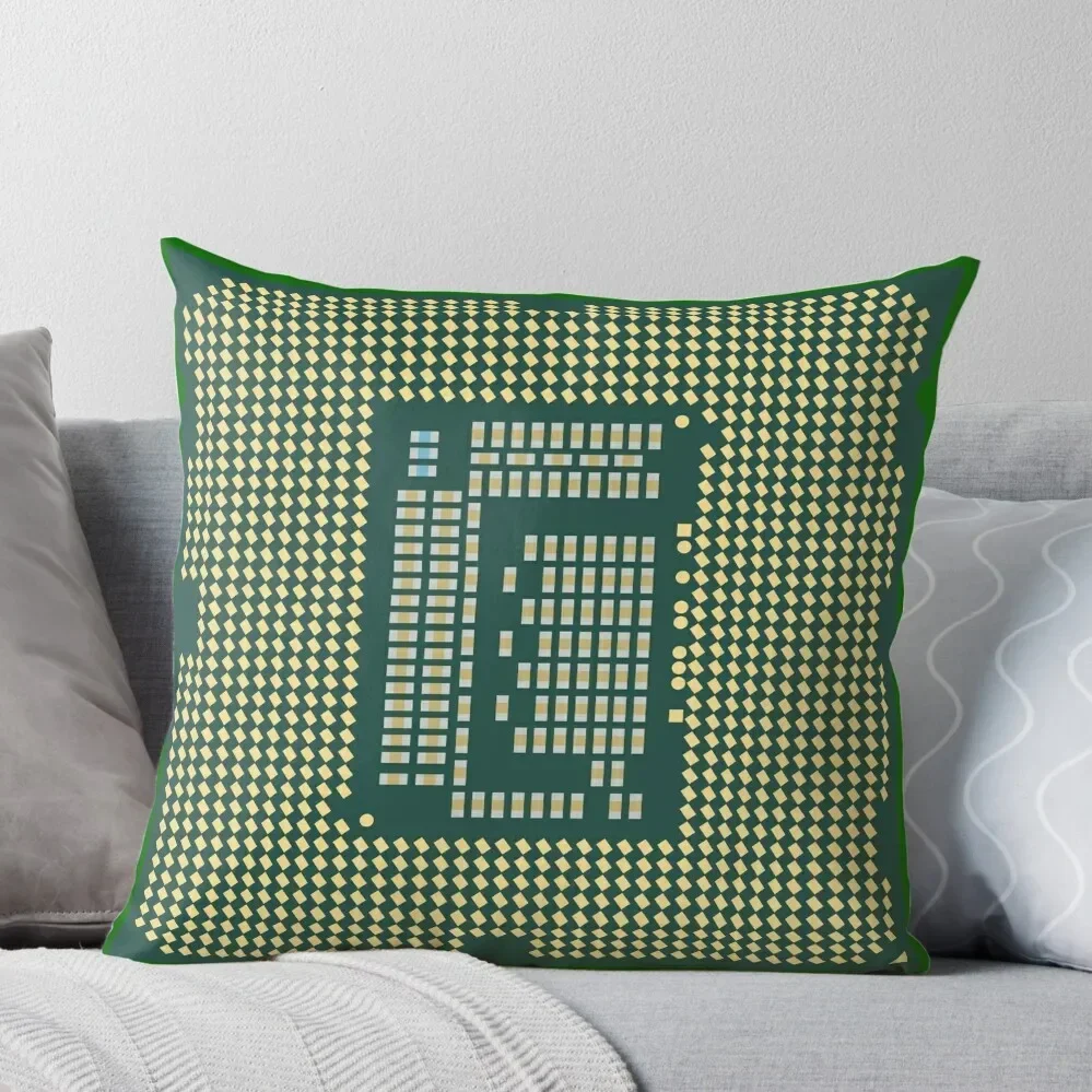 Intel Core CPU Processor Bottom Throw Pillow pillow pillowcase Sofa Decorative Covers Pillow