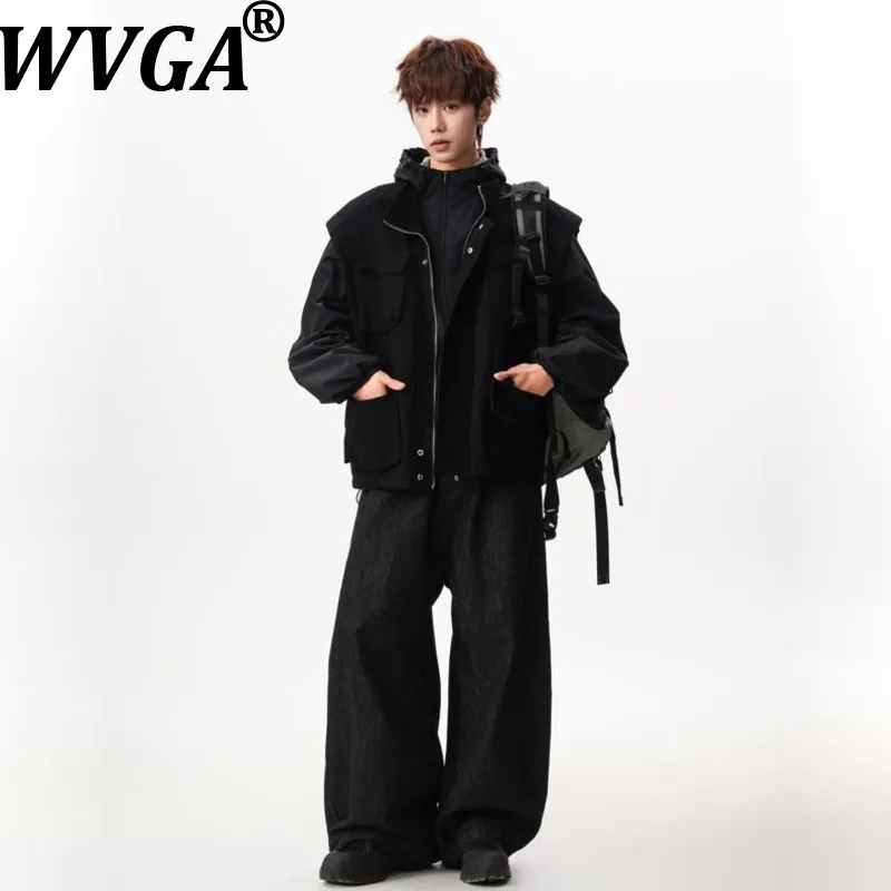 

Новинка Весна-Лето: Мужской комплект WVGA в американском стиле с подплечниками и множеством карманов, повседневный, для активного отдыха, рабочий, брюки и жилет, W20161