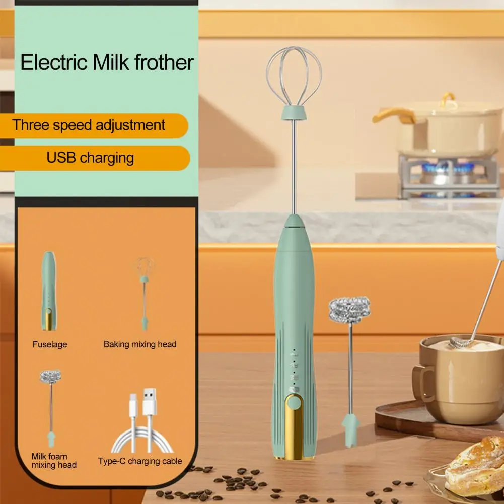 Przybory kuchenne szybki elektryczny spieniacz mleka z mocny silnik ręcznym blenderem do jajek mikser do kawy różdżką do narzędzi kuchennych