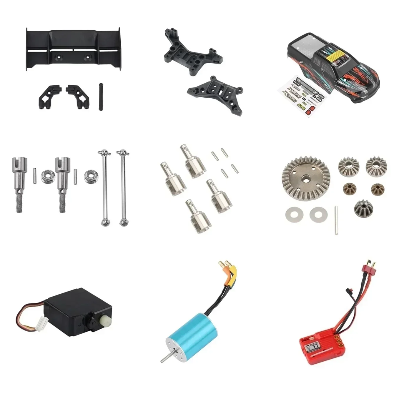 HAIBOXING HBX 16889 16889A 16890 16890A SG1601 SG1602 1/16 RC Car Części zamienne Akcesoria Amortyzator mechanizmu różnicowego