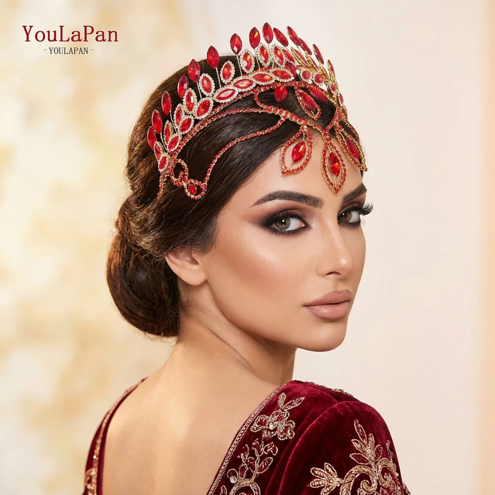 

YouLaPan Handmade Bridal Wedding Headband Goddess Greek Headband Bridesmaid Party Prom Hair Accessories Woman Headdress HP968