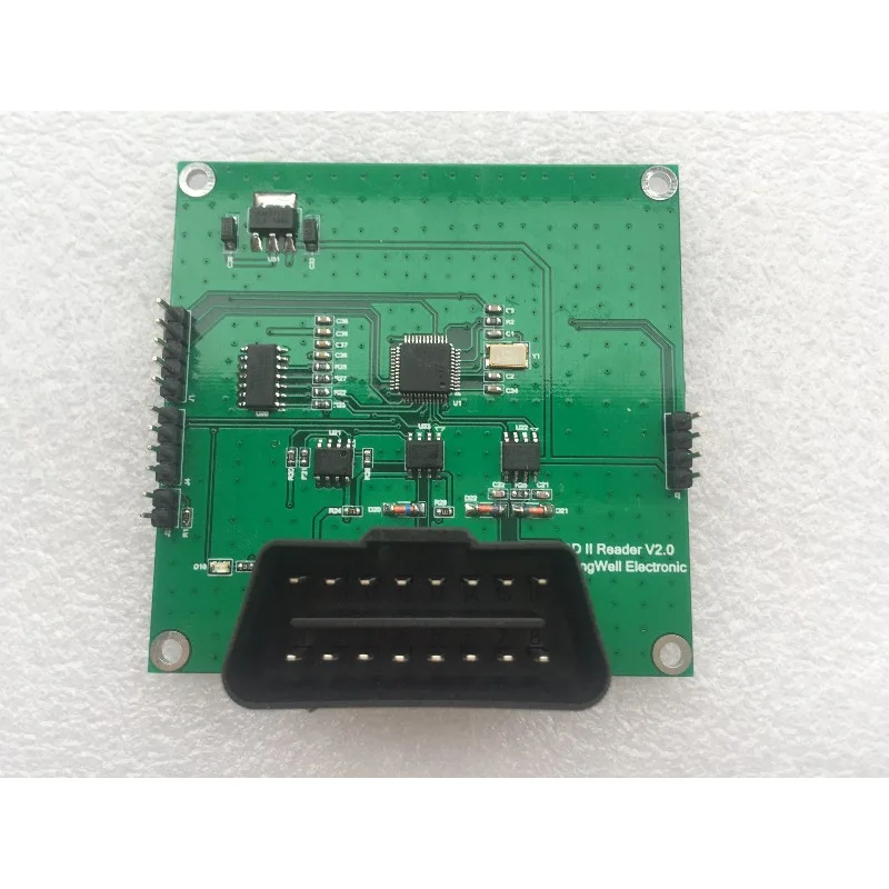 OBD2 diagnostic development board OBD2 read head development board, including the source code of the upper and lower computers
