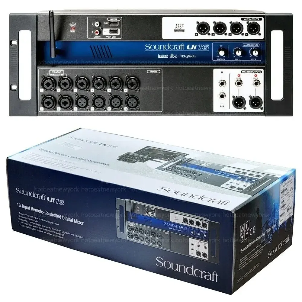 (新規割引) Soundcraft Ui16 16チャンネル リモート制御デジタルミキサー