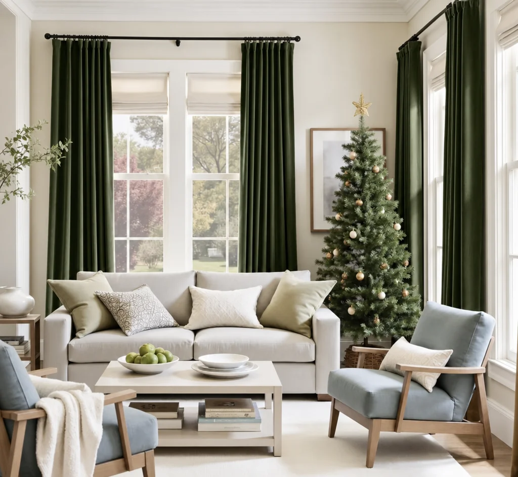 Luxury velvet blackout curtains, thermal insulation curtains, suitable for living rooms and bedrooms