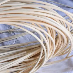 500g Round 2.5-12mm Diameter Indonesian Natural Real Rattan Core Cane Stick Home Furniture Chair Screen Bed Weaving Material