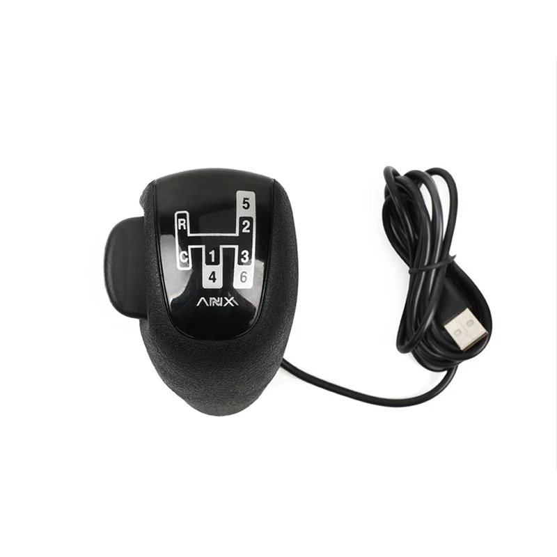 USB Shift Knob For Logitech G923 G29 G27 G25 TH8A For ETS2&ATS Scania Truck High Low Gear Simulator Shifter Simulators Parts