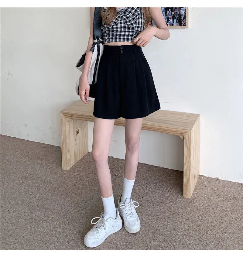 반바지 여성 미국 스포츠 캐주얼 조깅 러닝 야외 빠른 건조 활성 와이드 레그 스포티 루즈핏 신축성있는 허리 편안함