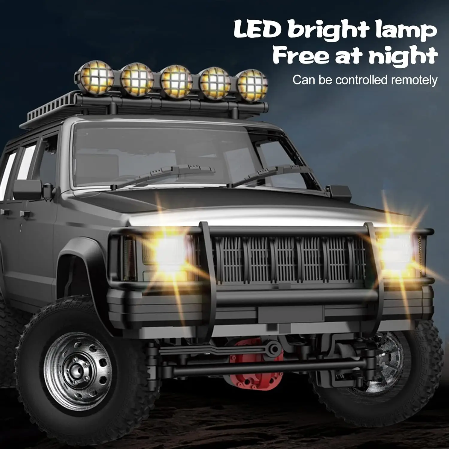 1:12 MN78 4WD على الطرق الوعرة RC سيارة 2.4G كامل النطاق MN نموذج سيارات RTR نسخة 280 موتور نسخة نسائية حقيقية لعبة سيارة التحكم عن بعد