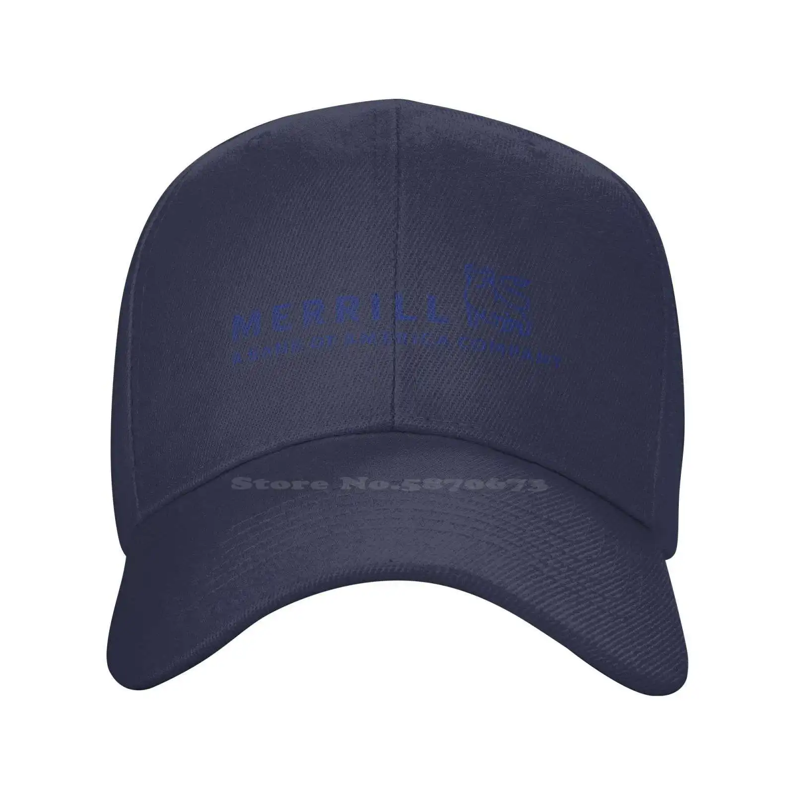 

Merrill Lynch Logo Quality Denim cap Knitted hat Baseball cap