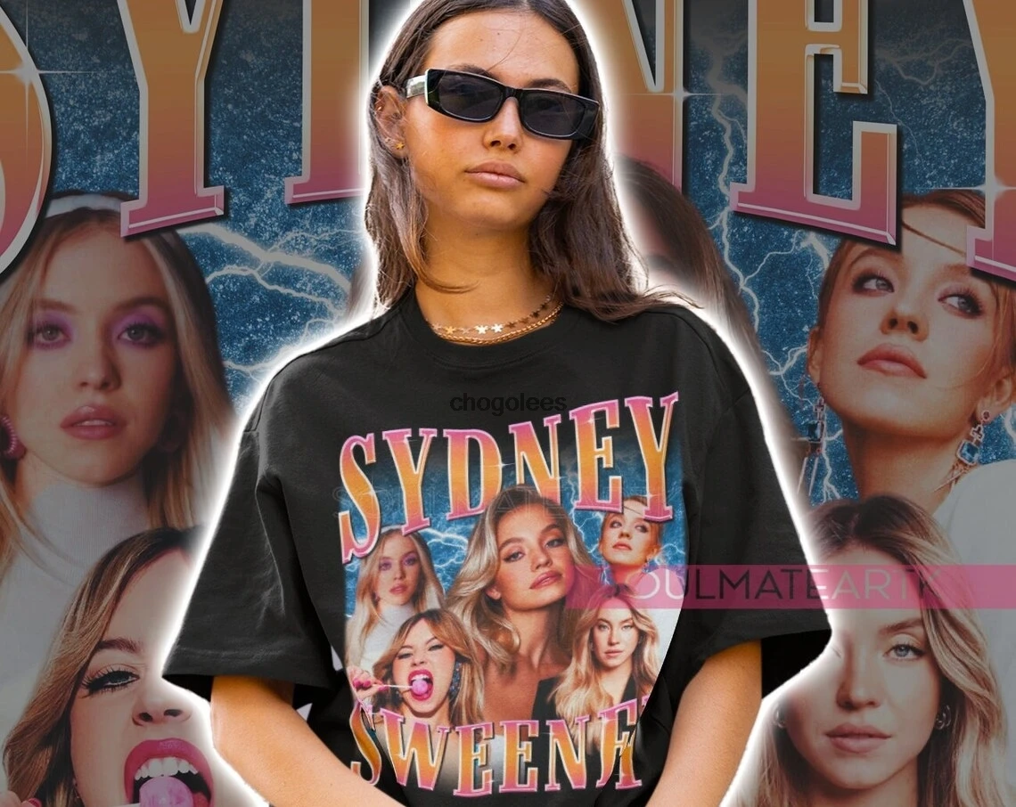 Retro Sydney Sweeney Shirt Vintage Sydney Sweeney Tshirt Sydney Sweeney Sweater 90s Tee Gift