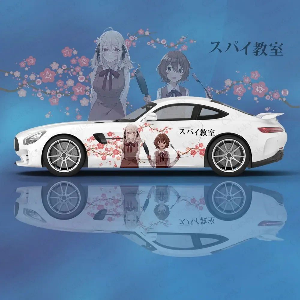 

Spy Kyoushitsu Anime Car Body Stickers Anime Itasha Vinyl Car Side Decal Sticker Car Sticker Automotive Decor Film