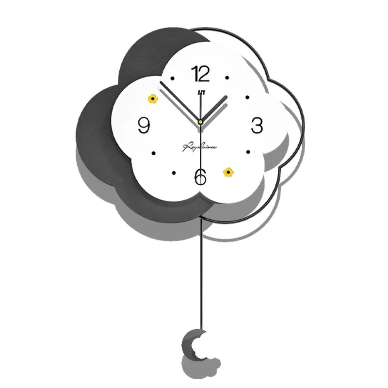 

Modern simple wall clock clock living room, home fashion Internet celebrity creative restaurant silent wall clock advanced sense