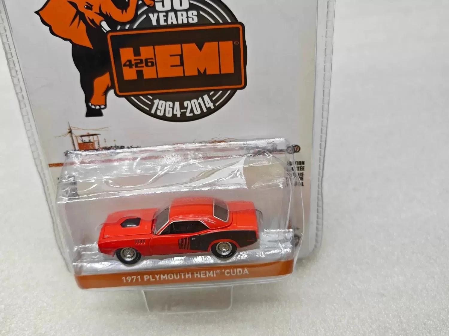 GreenLight 1:64 1971 Plymouth HEMI Alloy model car Metal toys for childen kids diecast gift