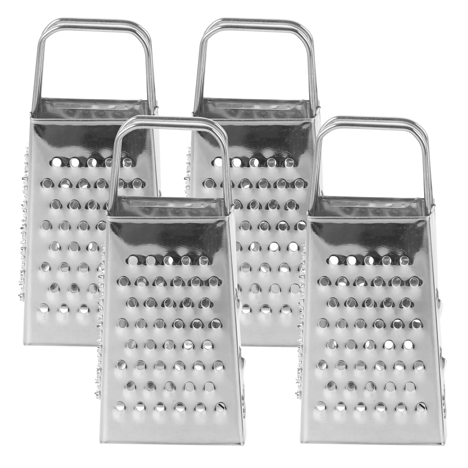 4 Pcs Grater Pins Garlic Manual Cheese Mini Household Grating Tool Metal Multifunctional Stainless Steel