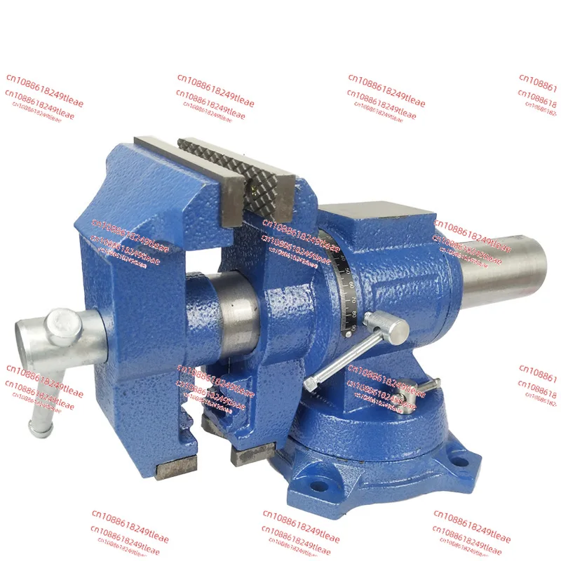 Base and Head for Clamping Stationary Grinding 5 inch Bench Vise Inches Heavy Duty Cast Iron with 360 Swivel