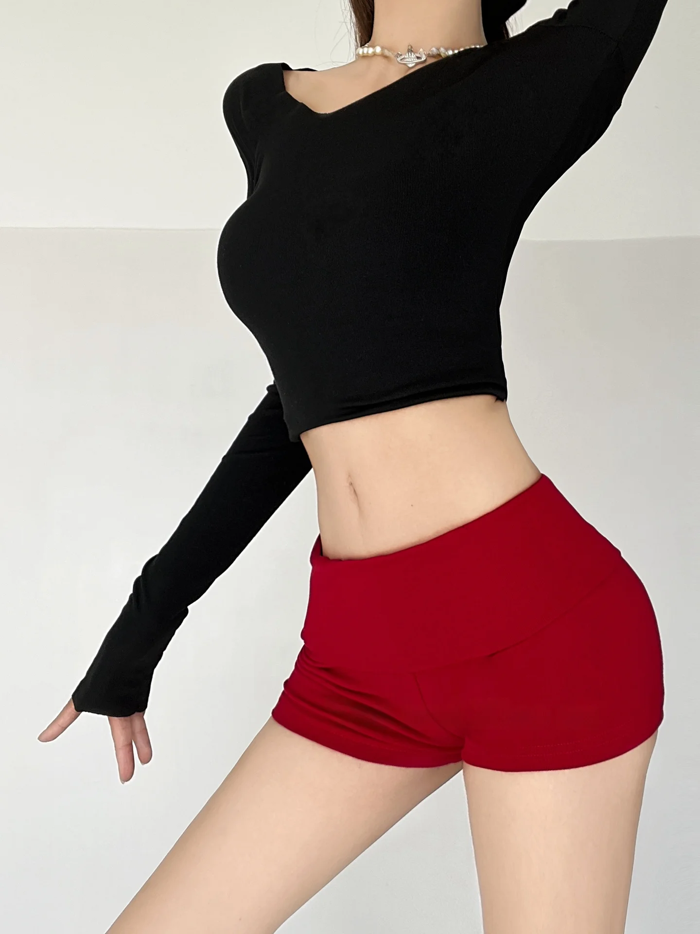 アメリカン Sle スポーツ ブラ オルト パンツ エラスティック バット ヒンジ スリミング ホット パンツ ヨガ オルト 女性用 夏新作