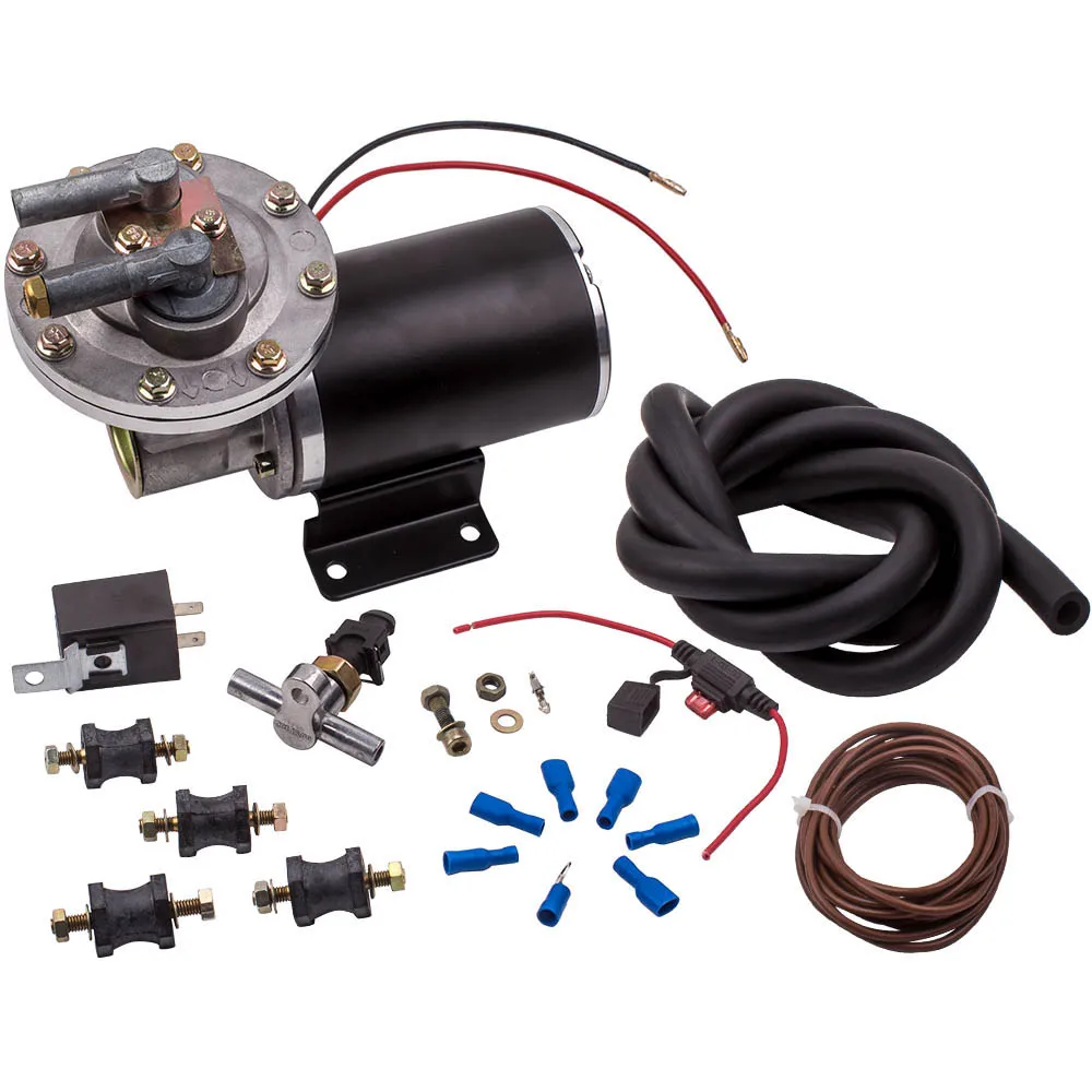 Electric Vacuum Pump Kit 12 Volt Electrical Power Brake Booster Vacuum Pumpmounting hardware kit 