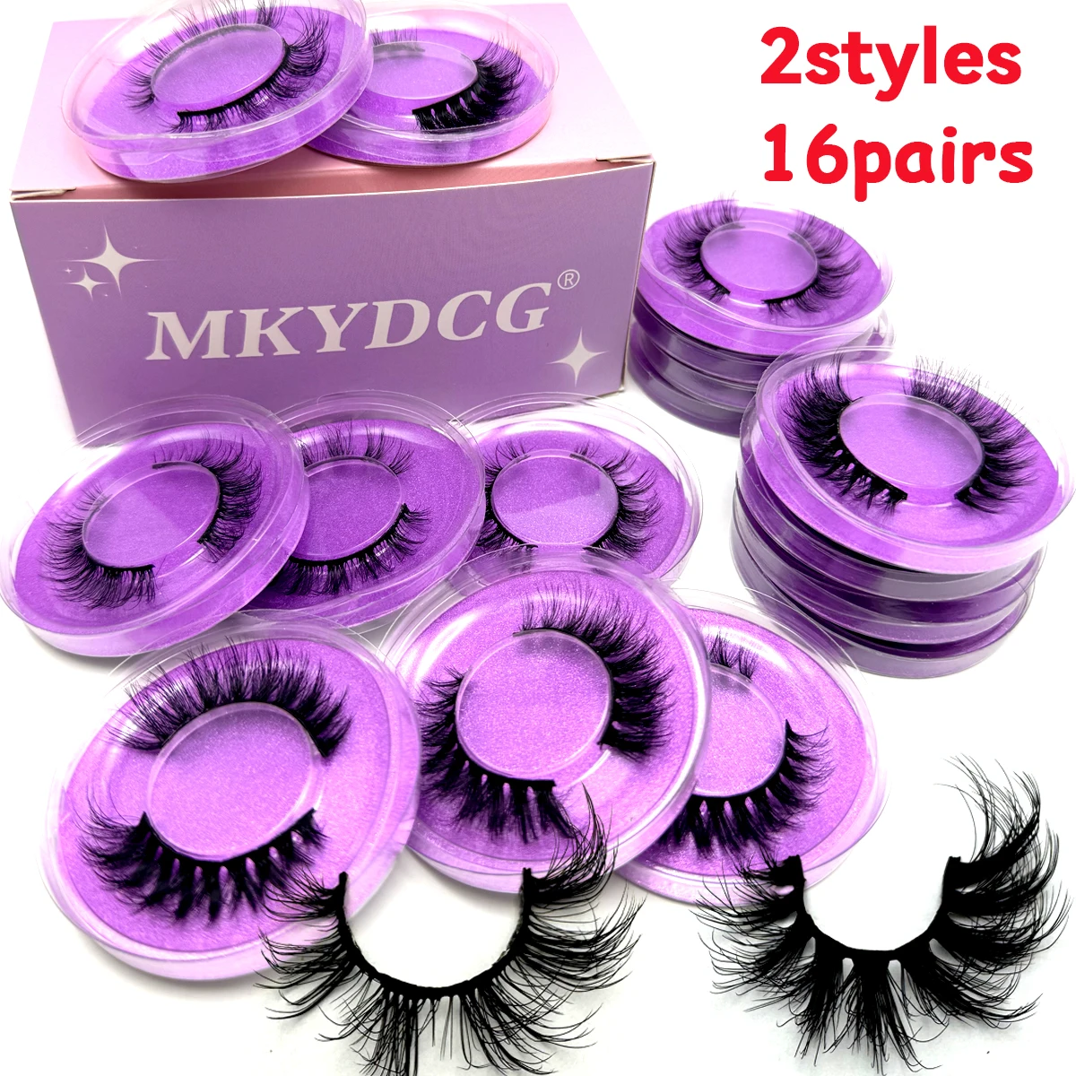 الجملة ثلاثية الأبعاد رموش بالمنك 10/16 أزواج الرموش الصناعية الطبيعية رقيق الرموش وهمية ماكياج الرموش الصناعية بكميات كبيرة Cilios ماكياج