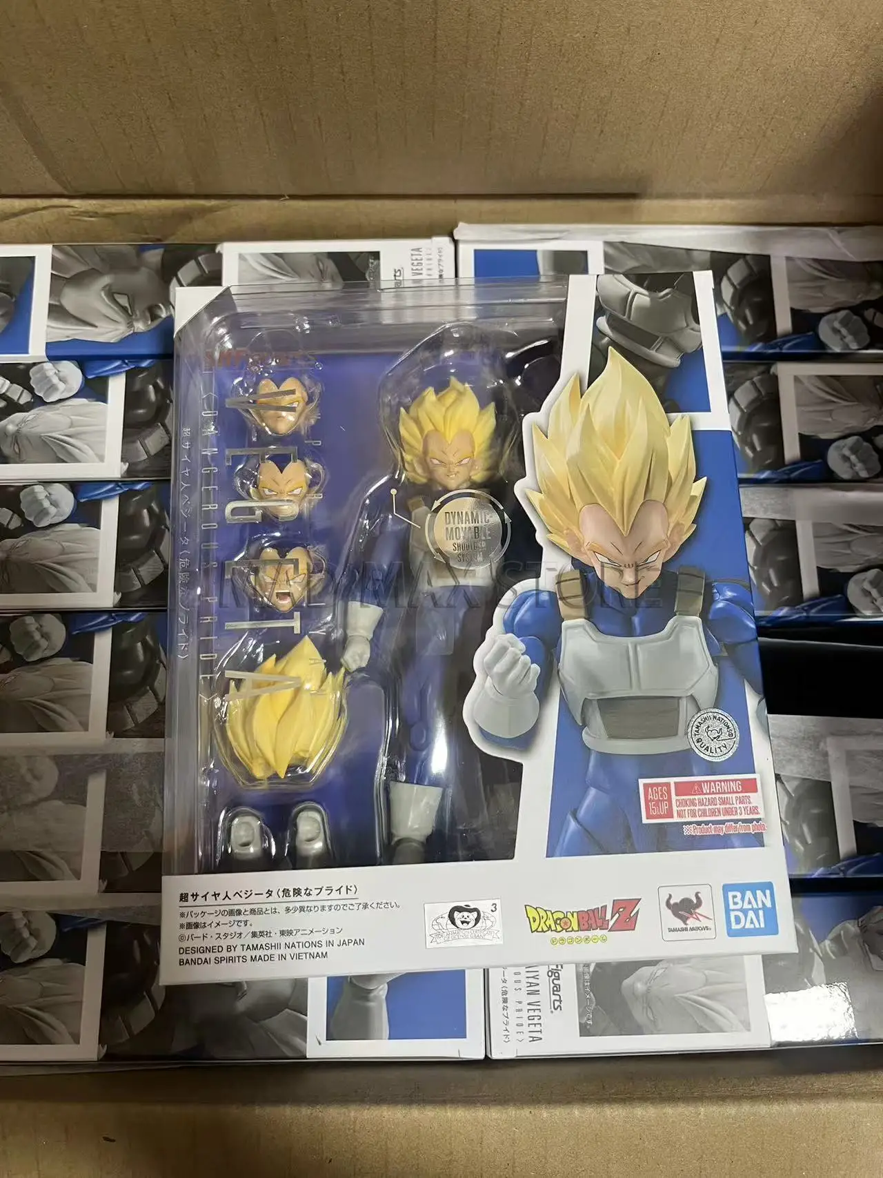 

100% Original Bandai S.H.Figuarts Shf Vegeta 3.0 Dangerous Pride Dragon Ball Z Super Saiyan Genuine In Stock Figure Model Toys