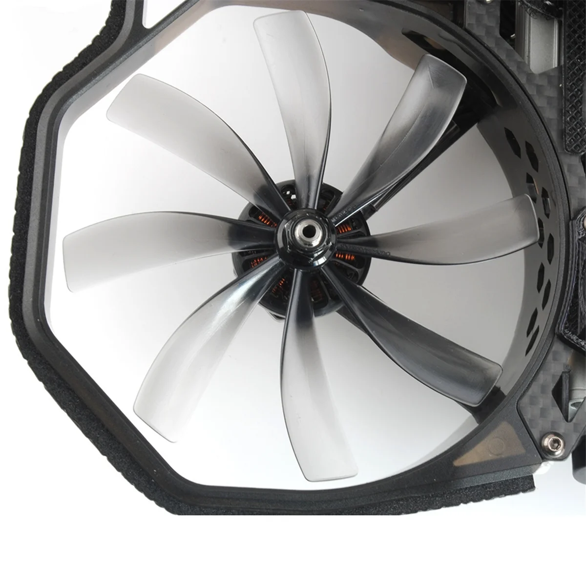 2 pares de hélice de 3,5 polegadas 89MMX8 89MM hélice de PC de 8 lâminas para drones canalizados RC FPV Freestyle