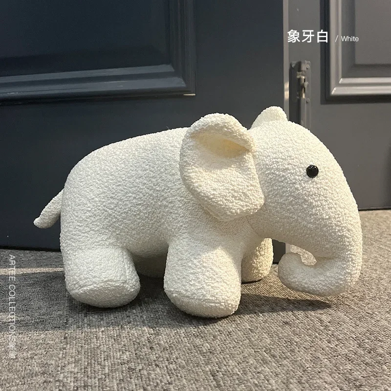 Imagem -03 - Elefante Cartoon Doorstop para a Decoração Home Brinquedo do Luxuoso para o Quarto das Crianças Presente do Feriado