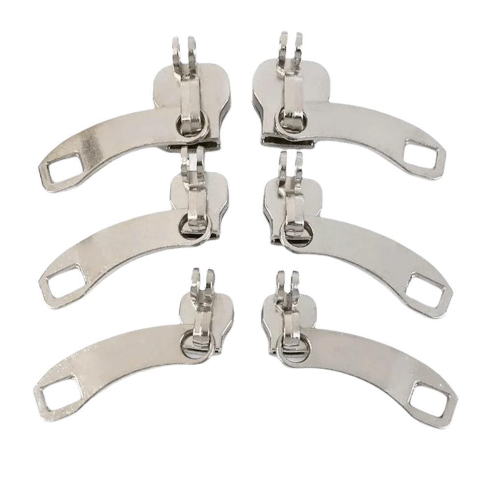 Bag Zipper Replacement #5 #8 #10 Zipper Slider Large Size Replacement Zipper Pull with Holes Zipper Head Daily Replacement