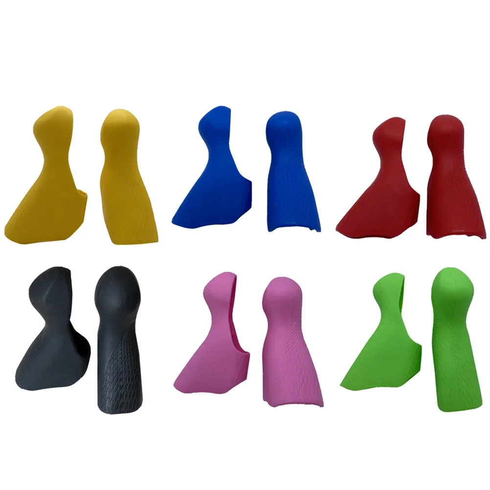 2pcs Bike Brake Lever Hood For St-5700 105 Gear Shift Lever Covers Silicone Shifter Bike Gear Shift Lever Covers Parts - Image 2