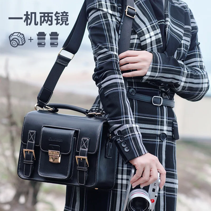 Double Shoulder Micro Single Bag Single Shoulder Micro Single Camera Bag Multi functional Photography Backpack