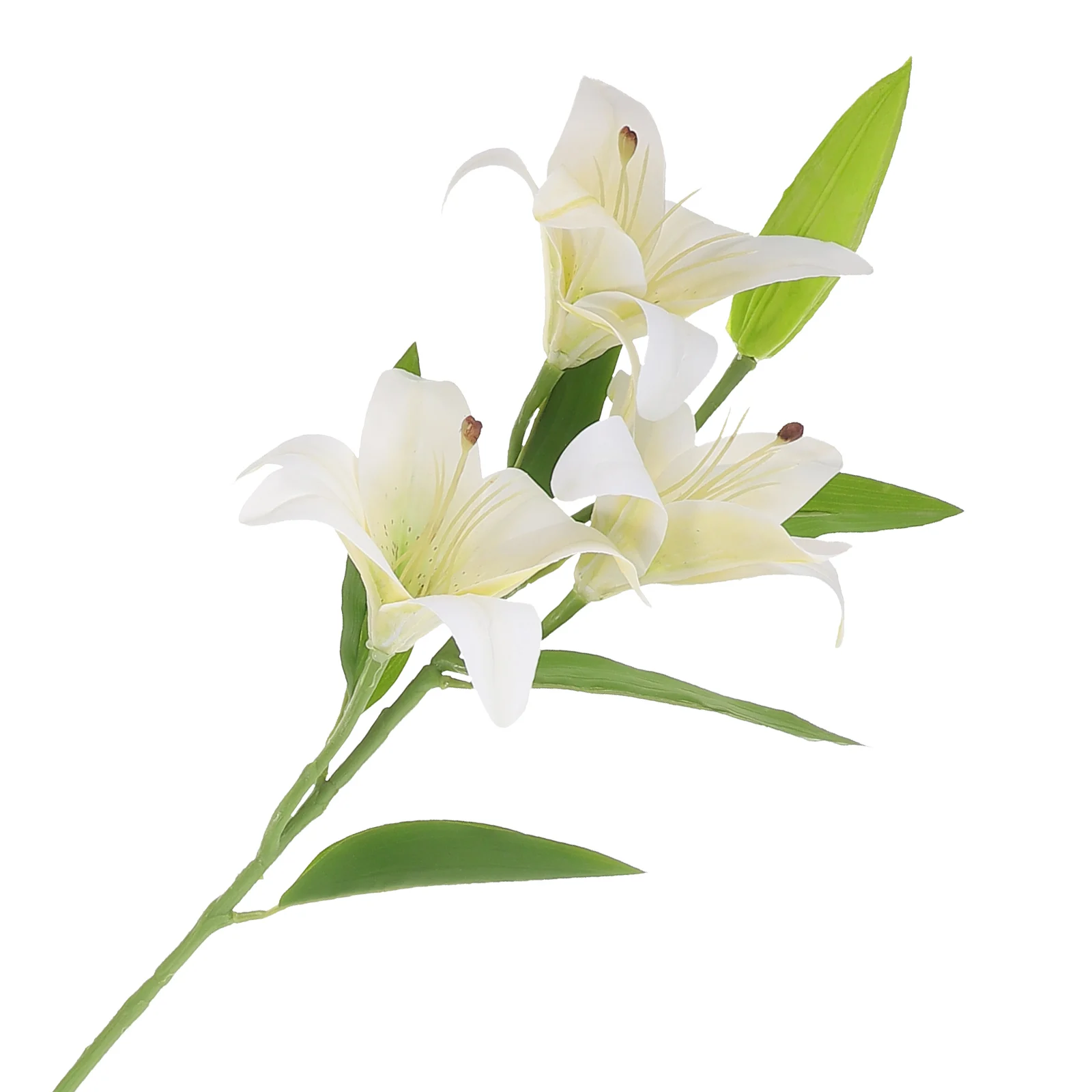 

3pcs Artificial Lily Bouquet Realistic Fake Flowers For Home Wedding Party Decor Lifelike Simulation Flower Arrangement
