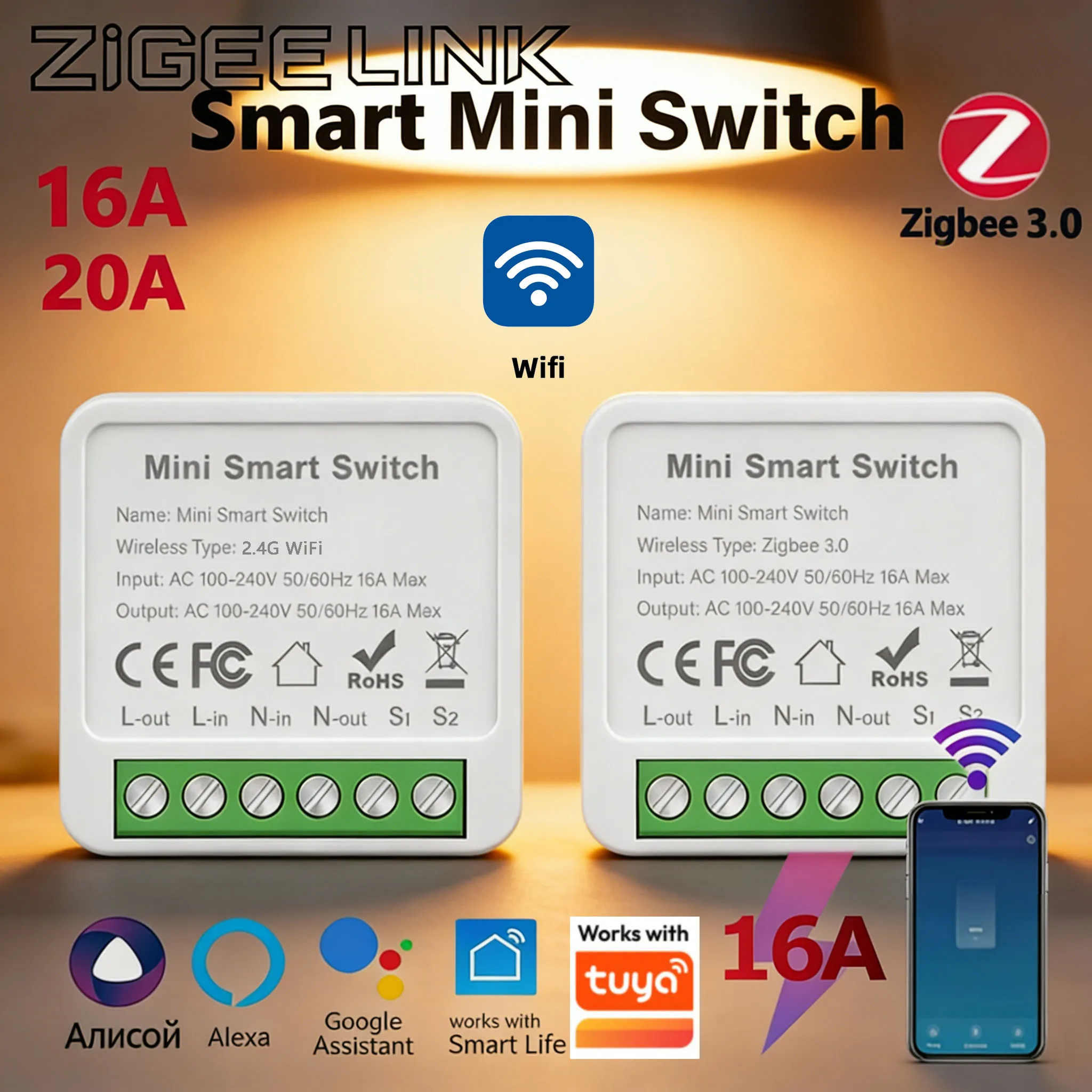 Tuya Wifi Zigbee 3.…