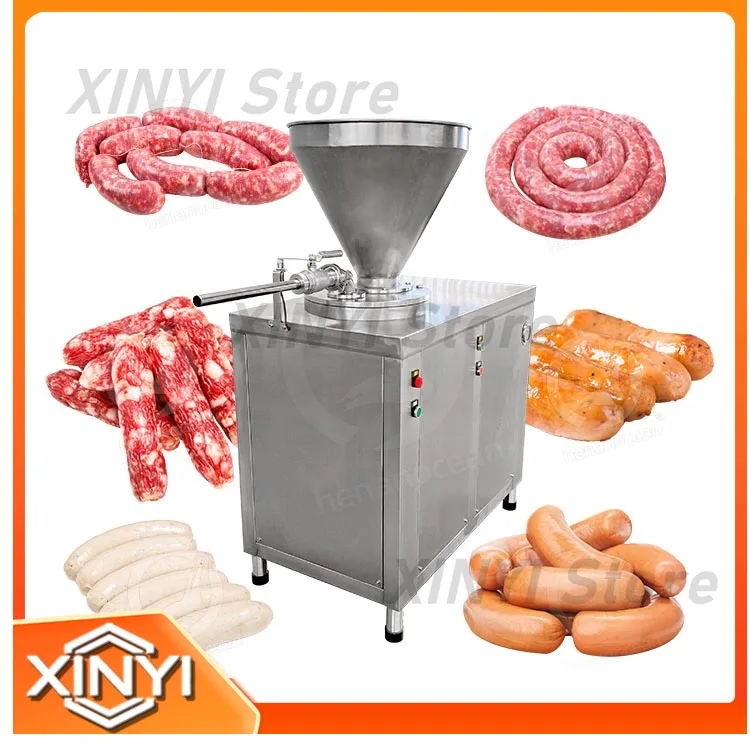 Stainless Steel Sausage Stuffer for Automatic Meat Filling Making Machine for Home Use Electric Hydraulic Small Sausage