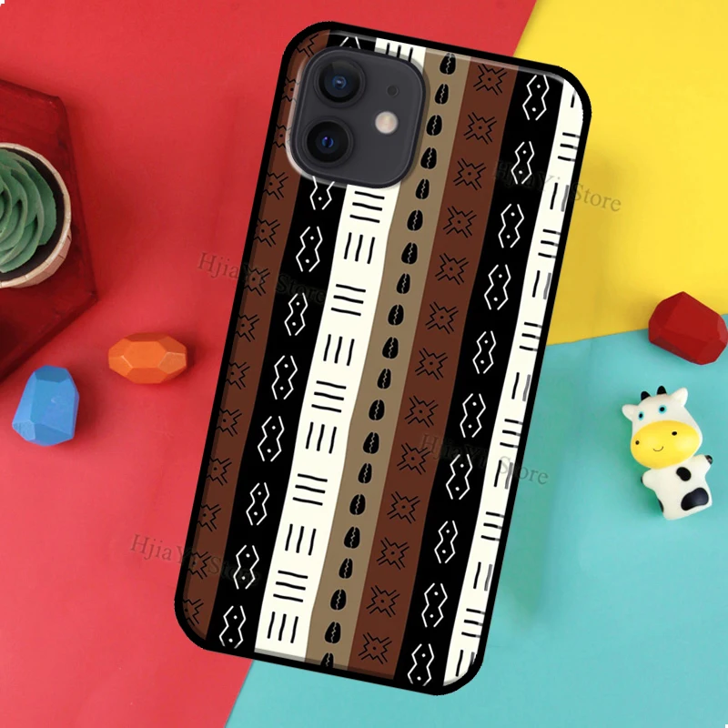 African Fabric Print Phone Case For iPhone 16 15 12 11 14 Pro Max 13 Mini Plus XR X XS Max Back Cover