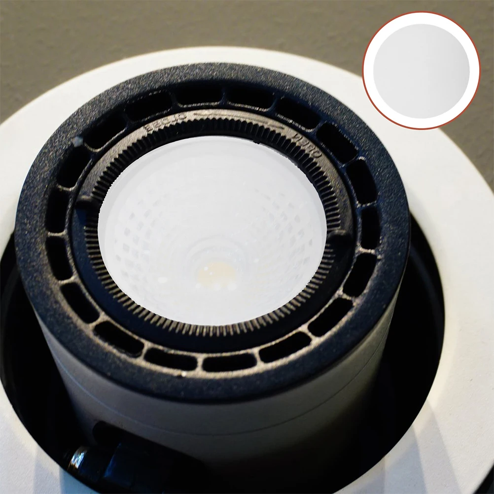 

5 pcs Lamp Shade Diffuser Fabric For Recessed Ceiling Light Cover Gentle Eye Protection Child-Safe Lighting Upgrade